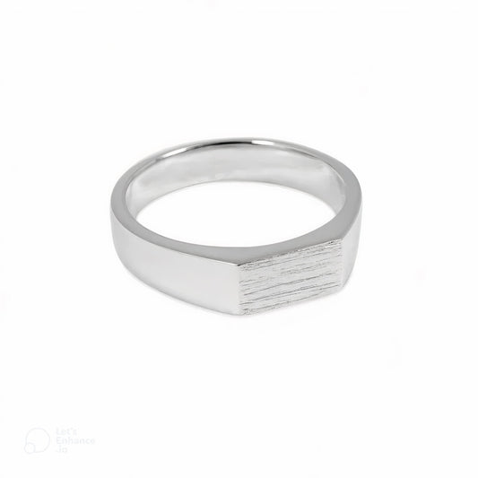 THIN RAW STYLE PREMIUM RING - SILVER 925