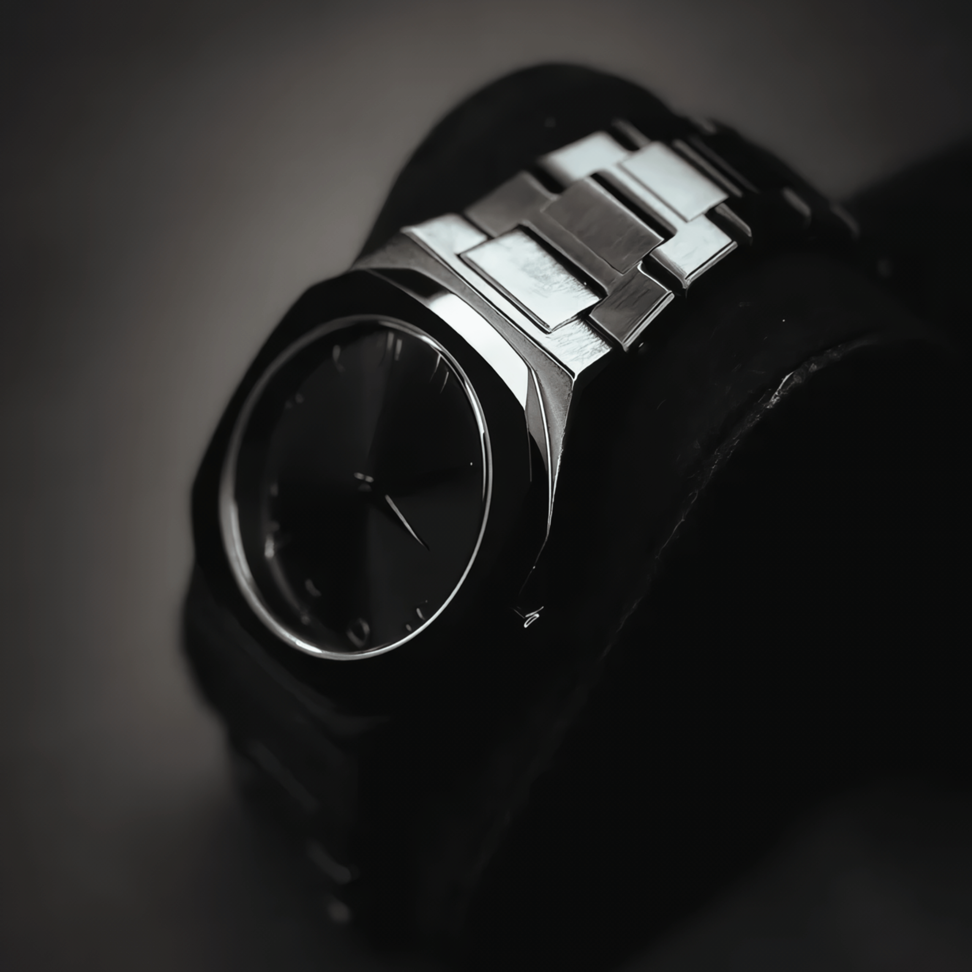 Black Aura Watch - Stainless Steel - Image 4